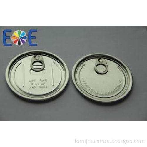 Round Gold Coating Easy Open Can Lids Food Grade For Tinpla